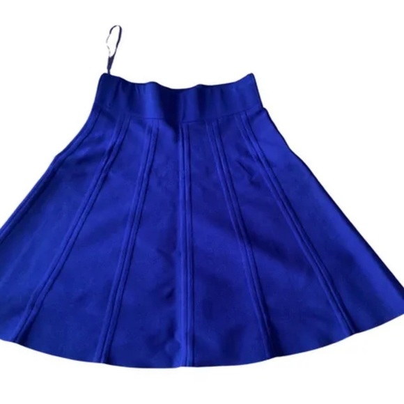 Ted Baker London Skirt Size 2 A-line Skater Fit Flare Cobalt - Picture 1 of 5